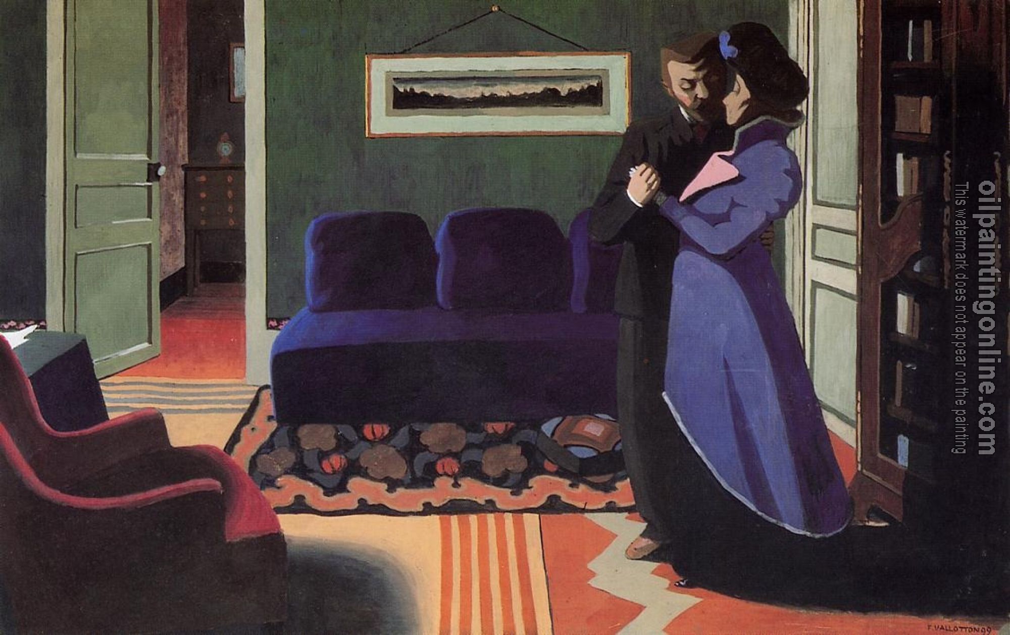 Felix Vallotton - The Visit